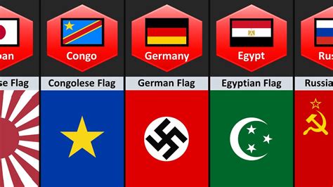 Flag of Different Countries During WW2 - YouTube