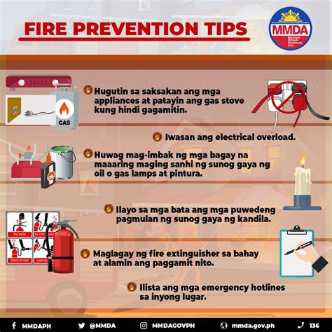 PIA - Tips upang maiwasan ang sunog, inilabas ng MMDA