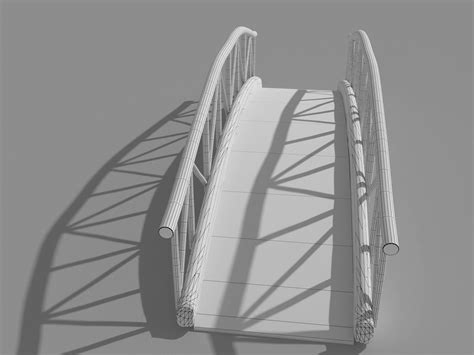 Log Bridge 3D model | CGTrader