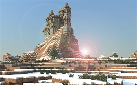 Snow Castle Minecraft Map