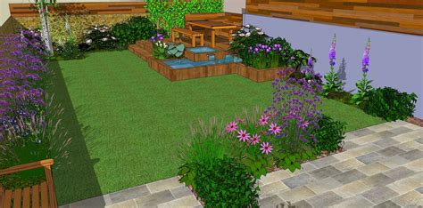 Image result for square garden ideas | Low maintenance garden design ...