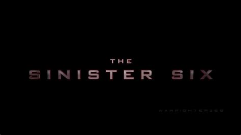 The Sinister Six Movie Logo (Cinema 4D) - YouTube