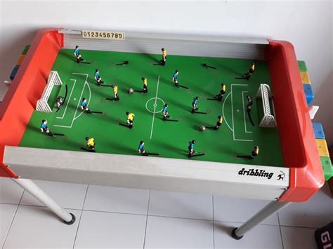 Vintage table football from the 1970s - rare table football with 6 buttons, Arco Falc Dribbling ...