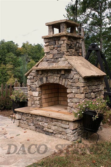 36" OUTDOOR FIREPLACE KIT (overall total height is 8 feet or customize to be taller or wider ...