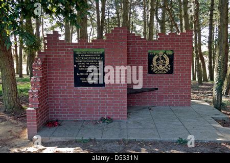 Memorial to the Accrington Pals at the Sheffield Memorial Park Stock ...