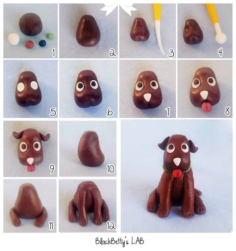 6 Fondant Dog Cake Topper Tutorials - diy Thought