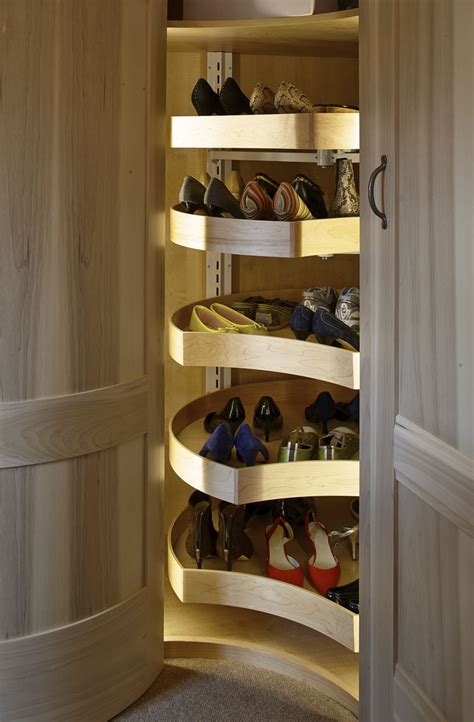 Shoes Rack: 26 Rotating Suspended Shoe Shelves Shoe Storage Solutions Homebnc. | proj… | Shoe ...