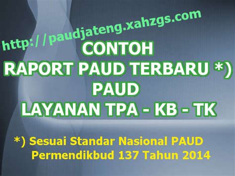 Contoh Narasi Raport Kelompok Bermain – Gudang Materi Online