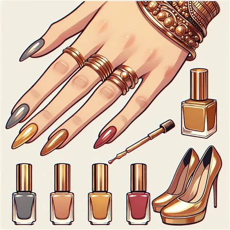 What Color Nail Polish Goes With Gold Shoes? - NeedleStar