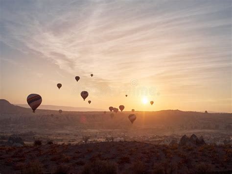 Cappadocia Hot Air Balloon Festival. Stock Image - Image of travel ...