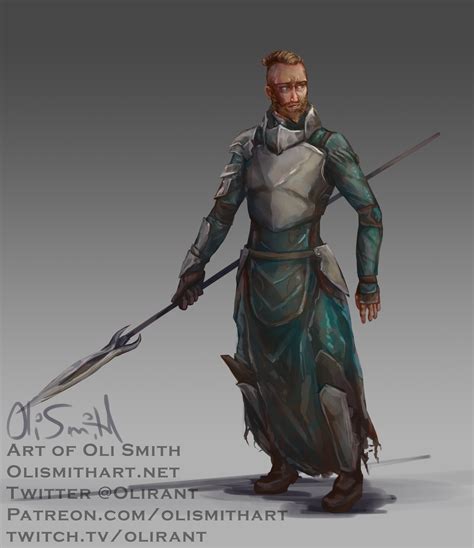 [Art] Haven Gulden, Polearm Master : r/DnD