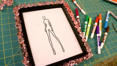 DIY Croquis Whiteboard for Fashion Design - YouTube