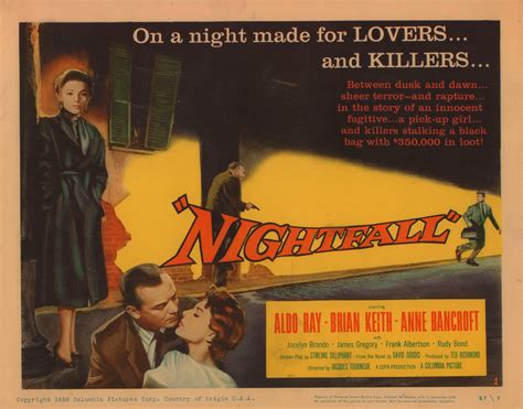 Nightfall 1956 U.S. Title Card - Posteritati Movie Poster Gallery