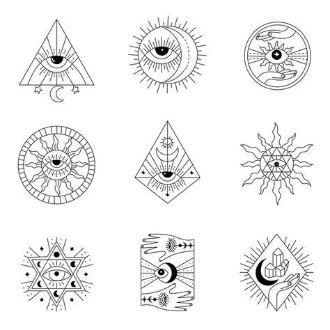 A set of esoteric symbols by Daria on Dribbble