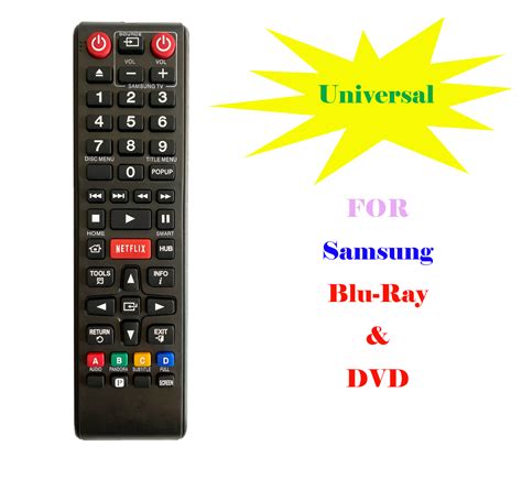 Universal Remote Control for Samsung Blu-Ray DVD Player BD Player | eBay