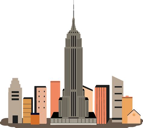 Empire State Building clipart. Free download transparent .PNG | Creazilla