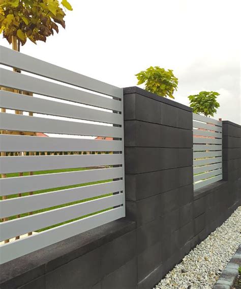 Modern Concrete Fence Design