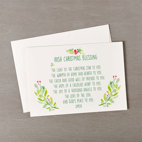 Irish Christmas Blessing Greeting Cards - Set of 20 | The Catholic Company®