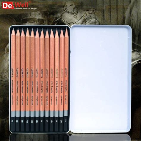 Artist Professional 12Pcs/set 4H 8B Graphite Sketching Pencil Set ...