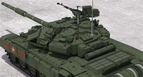 t-90a tank 3d model