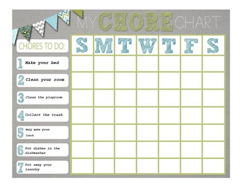 Chore Chart for my reader | Chore chart, Chores, How to make bed