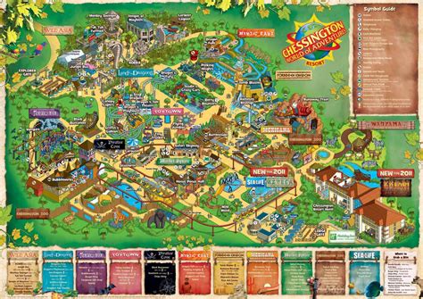 chessington zoo map 2014 | Theme park map, Adventure theme, Theme park