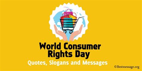 World Consumer Rights Day Quotes, Slogans and Messages