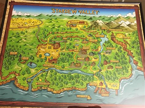 Have the Stardew Valley map poster hanging above my monitor and I'm ...