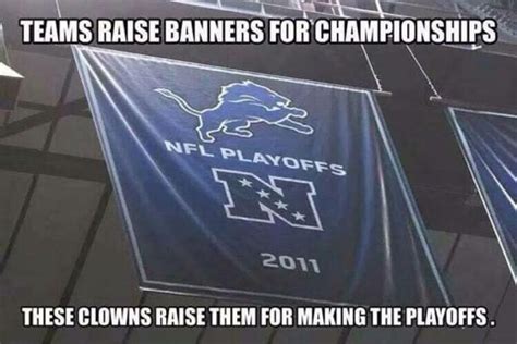 Detroit Lions Ditching Playoff Appearance Banners | Total Packers