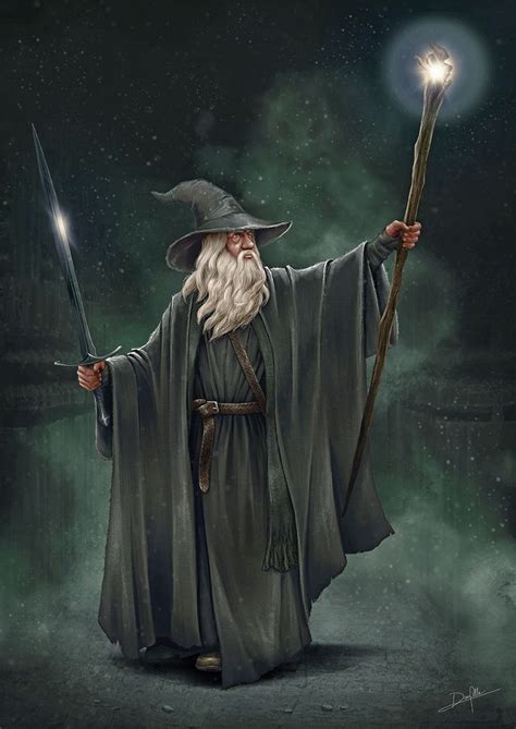 Relateret billede | Gandalf the grey, Tolkien art, The hobbit