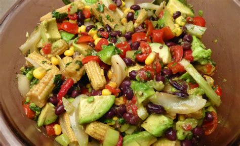 Black Bean Baby Corn Salad - Centex Cooks