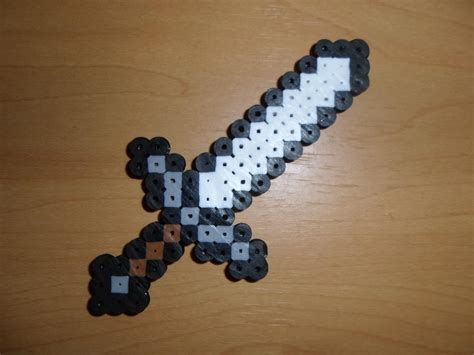 Perler Bead - Minecraft Sword by Unstable-Life on DeviantArt