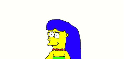 Marge Simpson with Hair Down by Simpsonsfanatic33 on DeviantArt