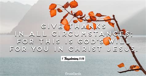 Free 1 Thessalonians 5:18 eCard - eMail Free Personalized Praise Online