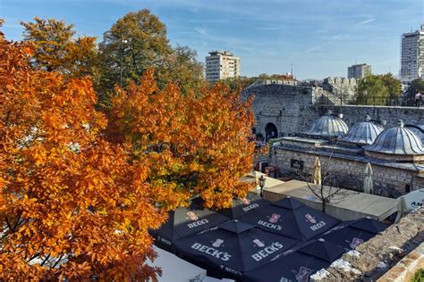 NIS, SERBIA- OCTOBER 21, 2017: Panoramic View of City of Nis and ...