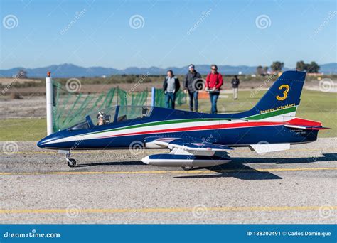 RC Model Airplane Aermacchi MB 339 Editorial Photo - Image of runway ...