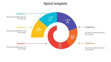 Awesome Spiral Template Design PowerPoint Presentation