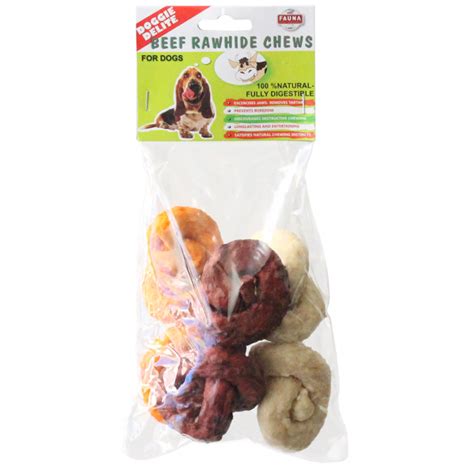 Beef Rawhide Chews - 3 Pack - The Pond Shop