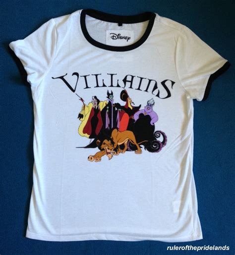 Disney Villains Print T-shirt by rulerofthepridelands on DeviantArt