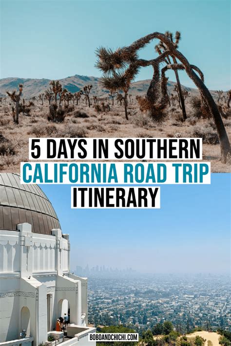 The Perfect 5 Days in Southern California Road Trip Itinerary - Bobo ...