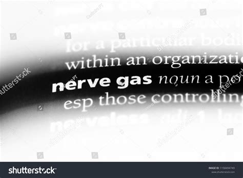 Nerve Gas Word Dictionary Nerve Gas Stock Photo 1158494749 | Shutterstock