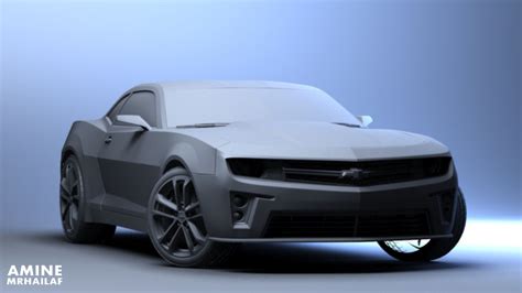 3D Chevy Camaro by Amine-3D on DeviantArt