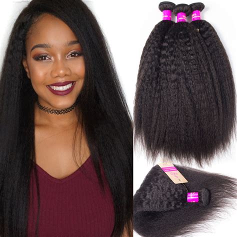 Beauty Kinky Straight Hair Yaki Hair Bundles Wholesale | Tinashehair