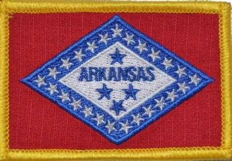 Tactical Arkansas Flag Patch