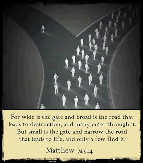 Narrow road to Christ water on one side and fire on the other Biblical ...