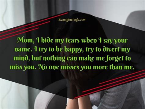 25 Heartfelt Miss You Mom Quotes And Sayings – Events Greetings