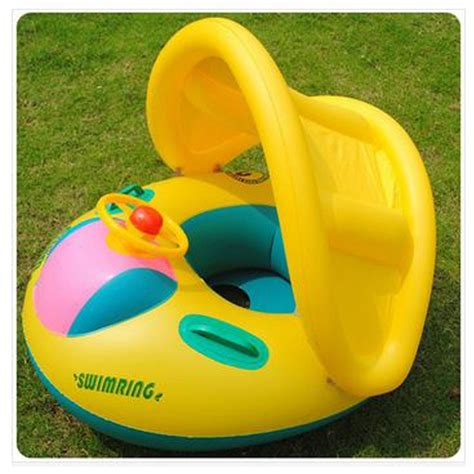 Baby seat Inflatable Toddler Baby Swim Ring Float Seat Swimming Pool Water Seat with AntiUV ...