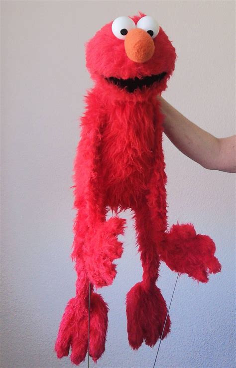 ELMO Muppet Puppet Replica 1:1 Handmade Sesame Street | Etsy