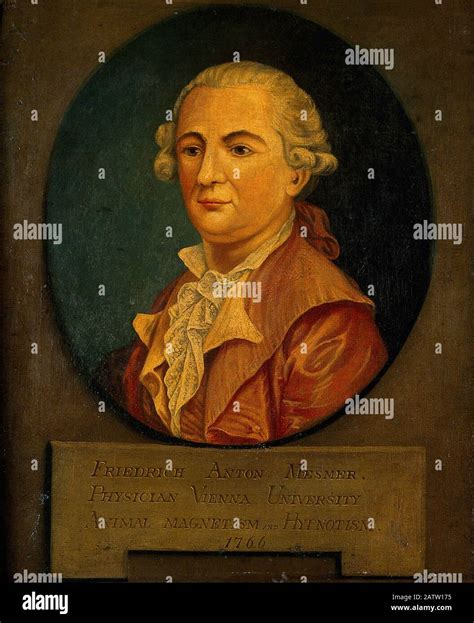 FRANZ MESMER (1734-1815) German doctor who advanced the theory of animal magnetism Stock Photo ...