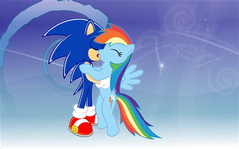 Sonic and Rainbow Dash - Kiss Me by zysko on DeviantArt